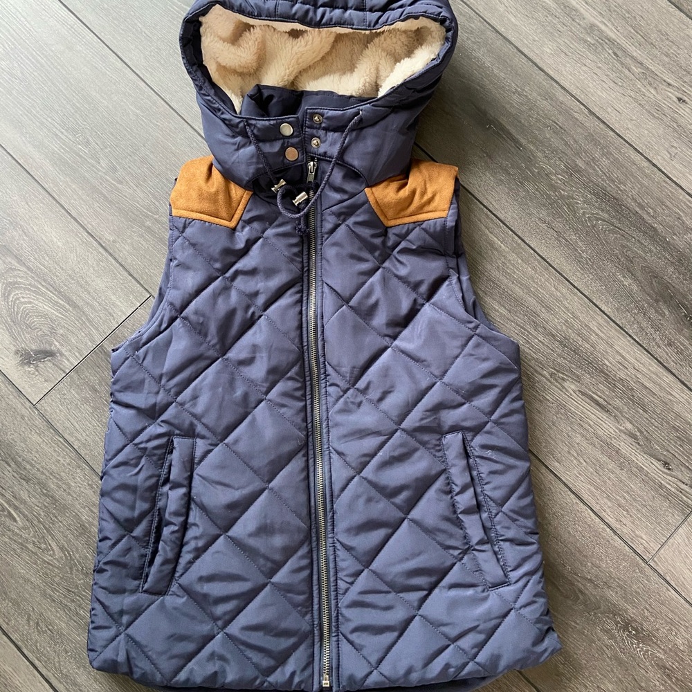 Navy blue vest